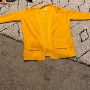 Yellow Cardigan